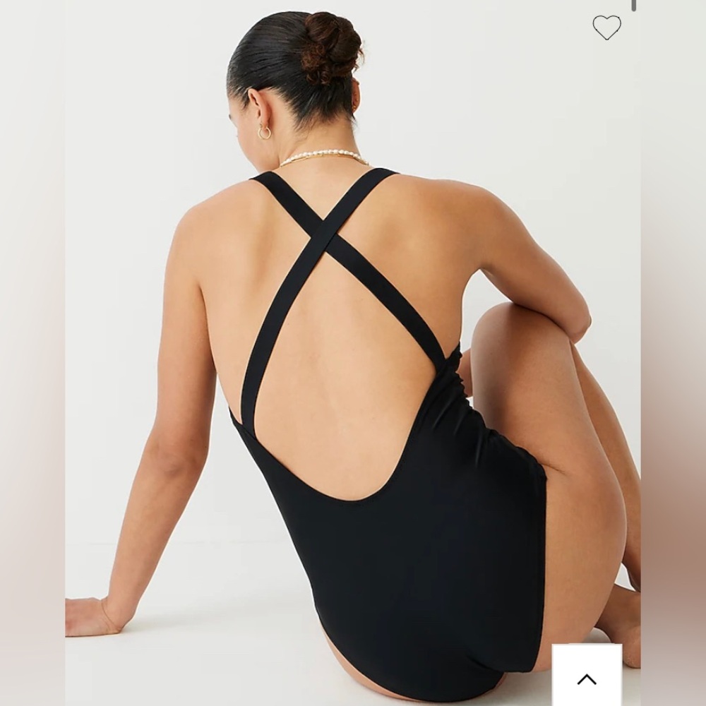 J. Crew high-support cross-back one-piece